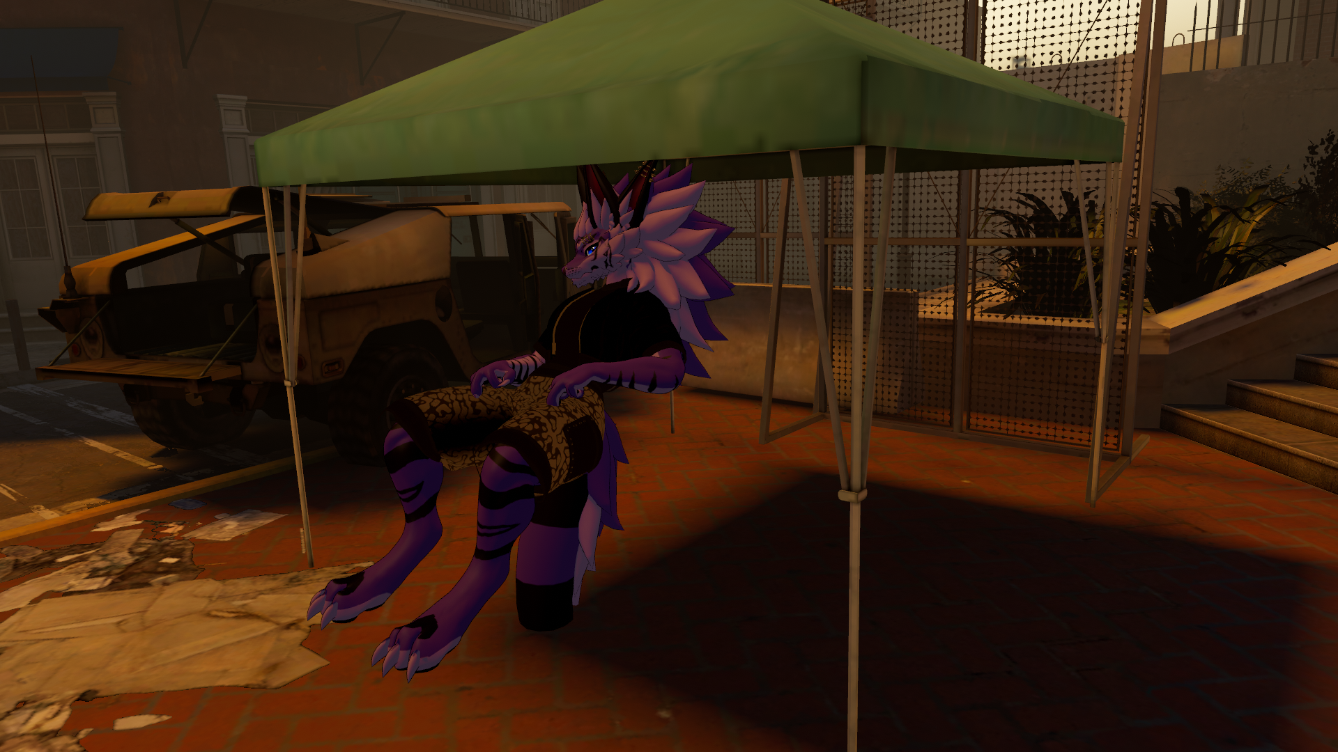 Shade is paramount when in the deep south