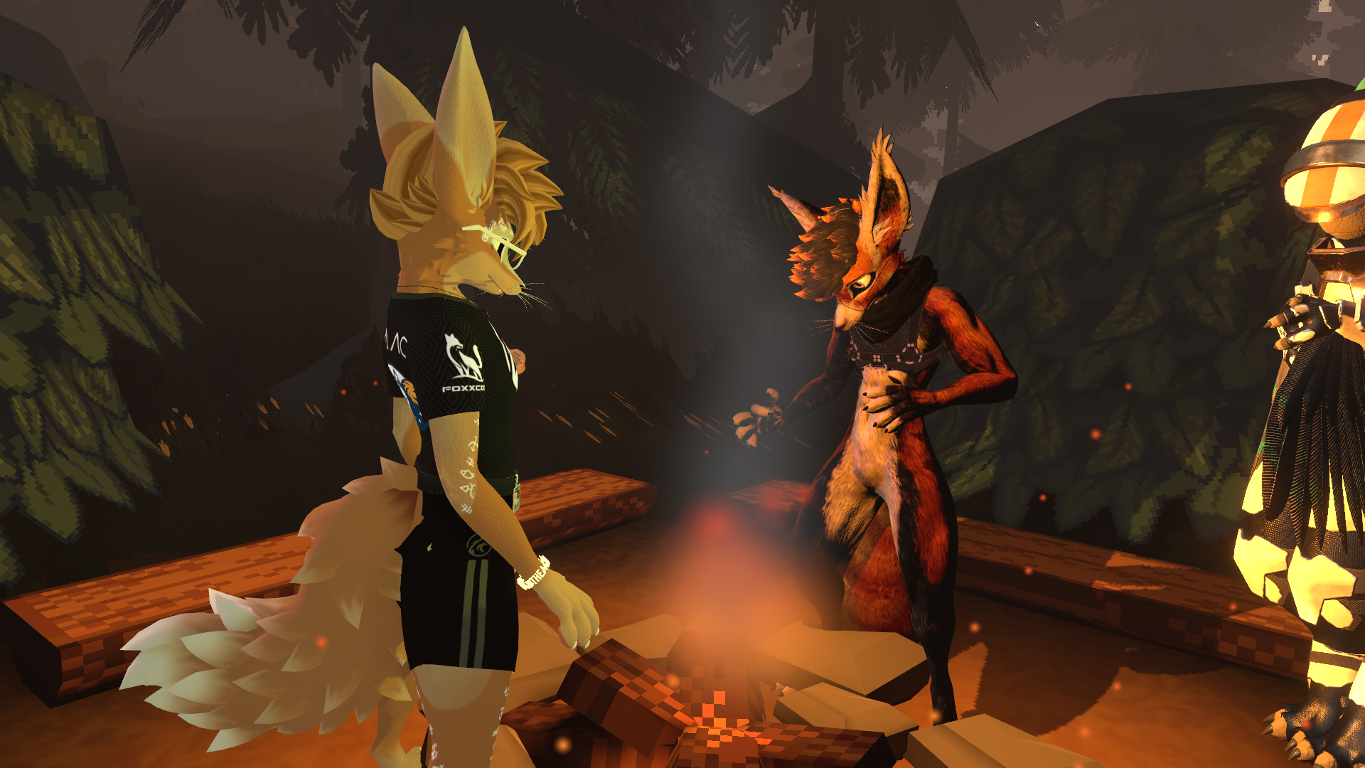 Careful putting them that close to the fire