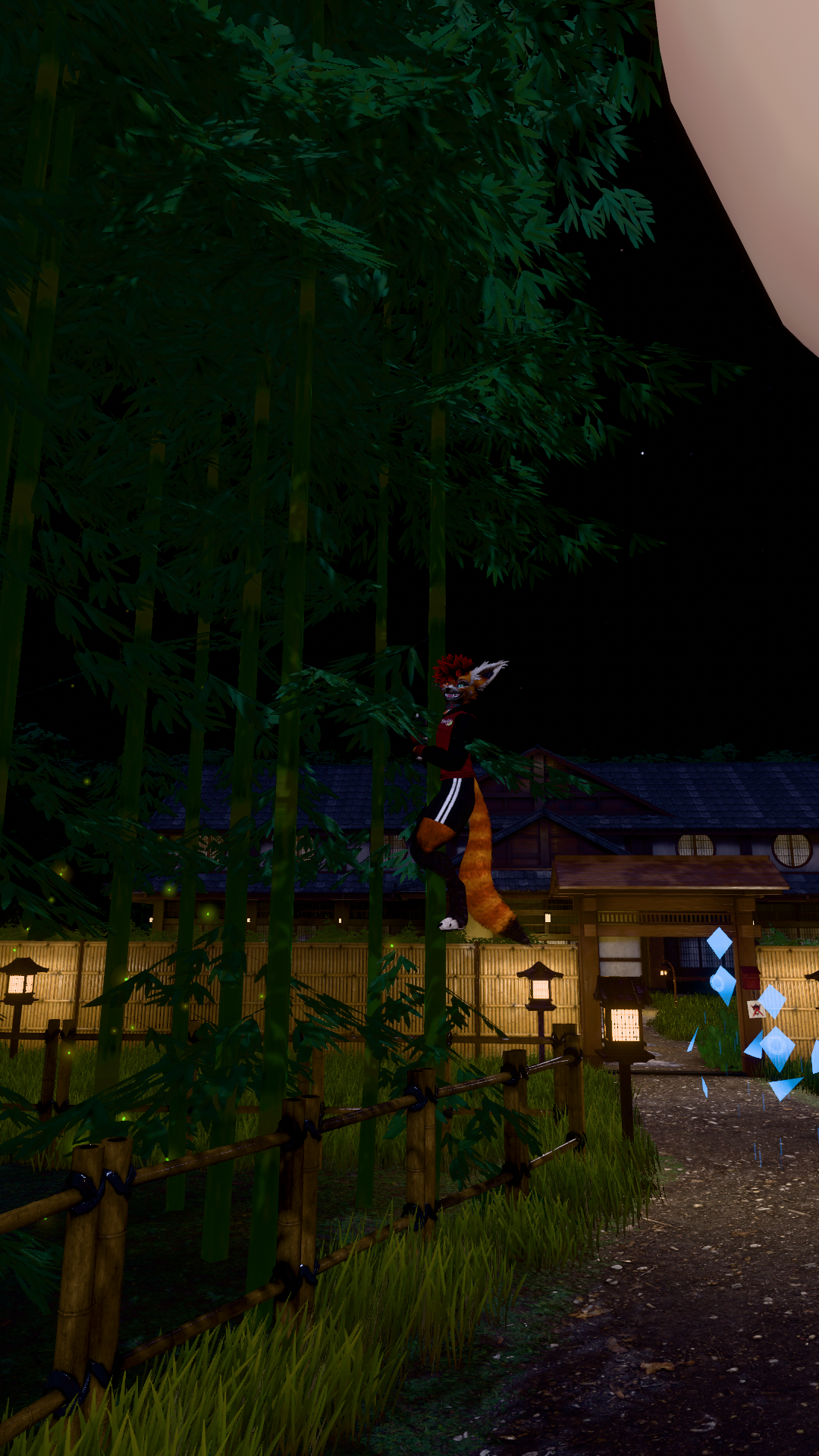 Red Panda in it's natural habitat