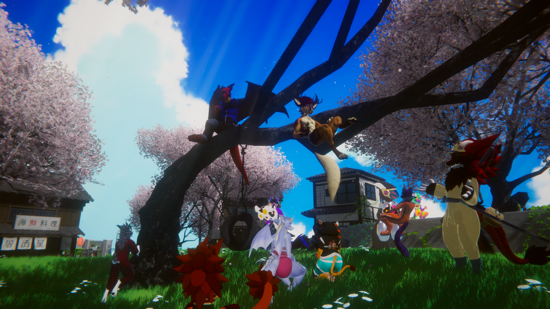 Hangout by the trees
