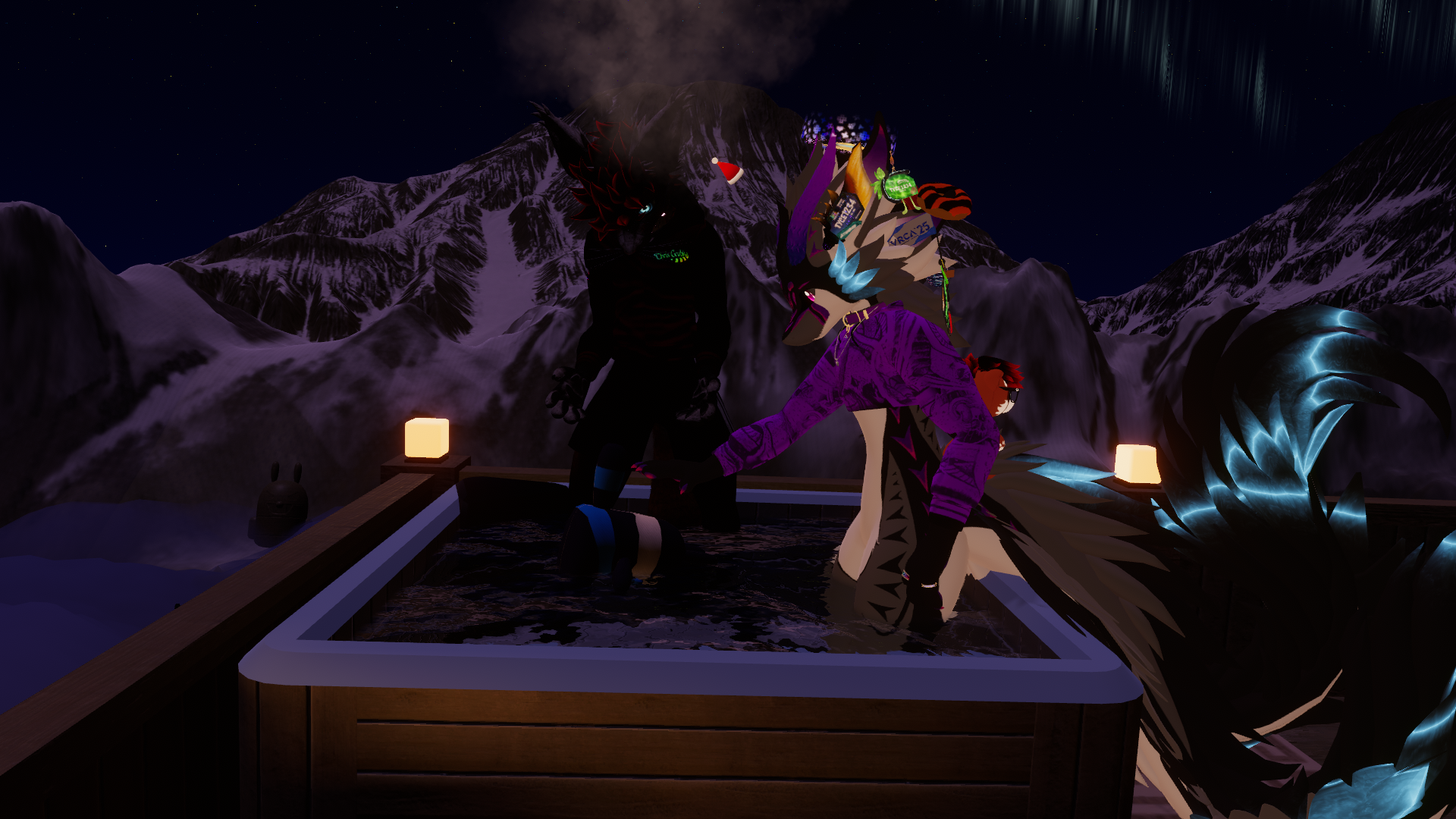 Incident in the hot tub