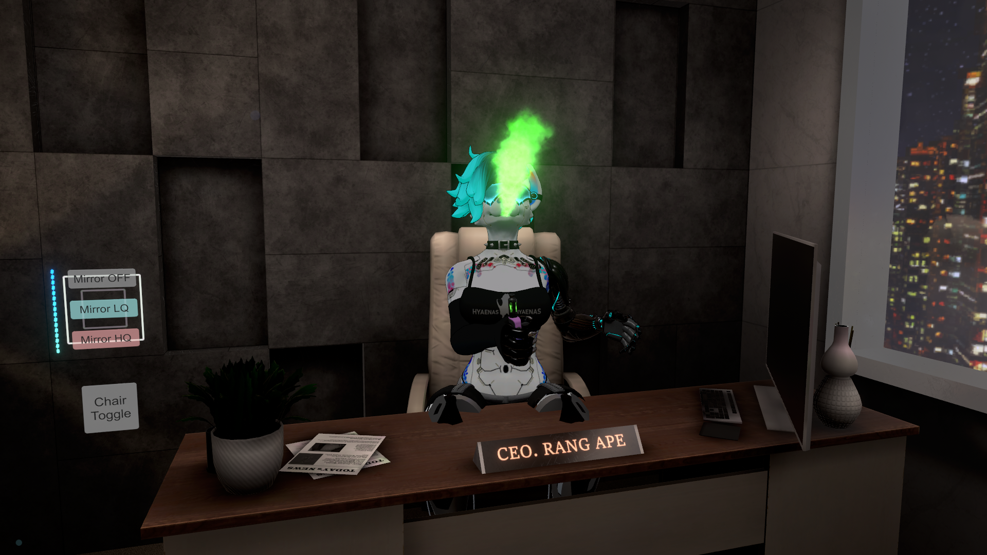 The boss is vaping againg