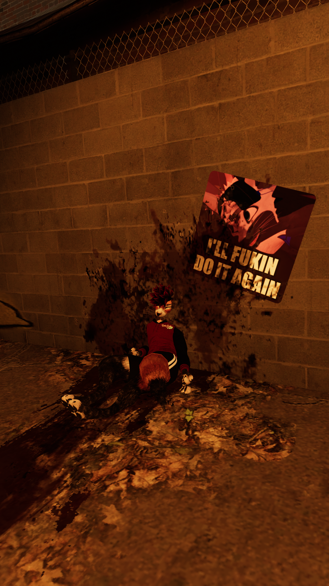 It's okay, he just spilt his jam everywhere
